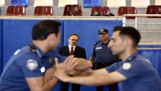 Vali Kızılkaya POMEM öğrencileriyle bir araya geldi
