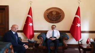 Vali Kızılkaya, TMO Eskişehir Başmüdürü Hasçuhadar ile bir araya geldi