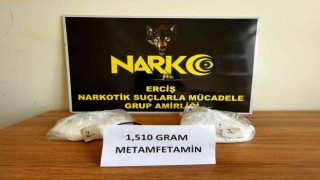 Vanda 1 kilo 510 gram metamfetamin ele geçirildi