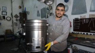 Vanda asırlık sobacılar çarşısında imalat hareketliliği