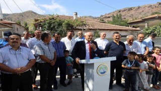 Yahyalı Belediyesi, Çavdaruşağı Mahallesindeki hizmetlerin açılışını yaptı