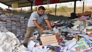 Yıldırımda 1 haftada 50 ton kullanılmış kitap toplandı