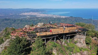 Yoroz zirvesinden Ordu ve Giresun