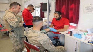 Yozgatta jandarma personeli kan bağışında bulundu