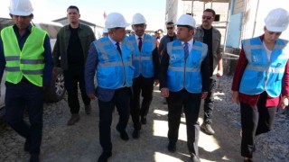 Yüksekovada Atık Su Arıtma Tesisinin inşaat çalışması devam ediyor
