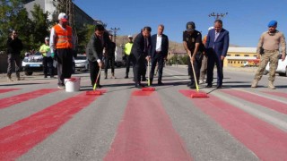 Yüksekovada ‘Yayalara öncelik duruşu, hayata saygı duruşu etkinliği