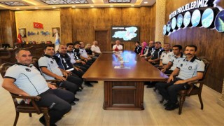 Zabıtadan Başkan Akmana ziyaret