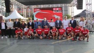 Zafer rotasında düzenlenen ilk ultra maraton İzmirde noktalandı
