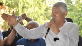 Zeydan Karalar Aladağ’da “Tek umudumuz sensin Zeydan Başkan“ pankartıyla karşılandı