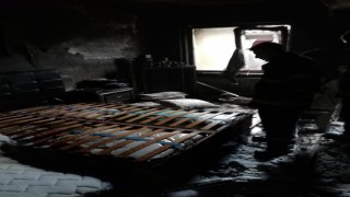 Zonguldakta ev yangını