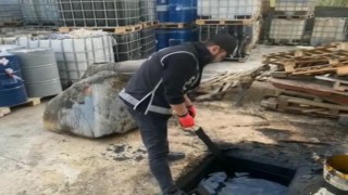 1 milyon litre kaçak akaryakıt ele geçirilen depo sahibi serbest