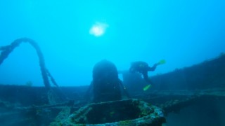 12 İngiliz dalgıç Çanakkalede batıklara daldı