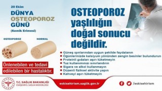 20 Ekim Dünya Osteoporoz Günü