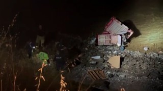3 tekerlekli motosiklet uçuruma yuvarlandı, sürücü hayatını kaybetti