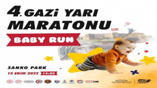 4. Gazi Yarı Maratonunda bebekler de yarışacak