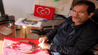 500 gün hastanede yattı, sanatla hayata tutundu