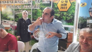 700 gram balı 55 saniyede yedi