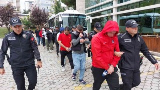 94 kişinin gözaltına alındığı Kökünü Kurutma Operasyonunda 12 kişi adliyede