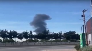 Adana Havalimanında yangın tatbikatı korkuttu