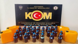 Adıyamanda kaçak alkol ele geçirildi