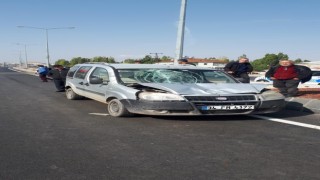 Ağrıda trafik kazası; 1 ölü, 1 yaralı