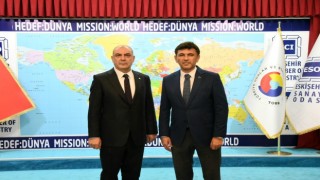 AK Parti İl Başkanı Zihni Çalışkandan ESOya ziyaret