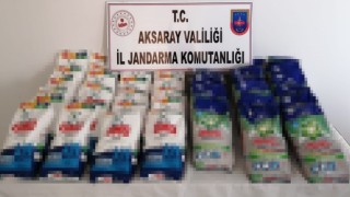 Aksaray jandarmadan “sahte deterjan” operasyonu