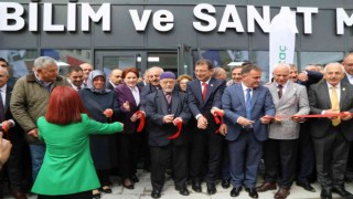 Akşener ve İmamoğlu Mustafa Canlı adına yapılan okulun açılışını gerçekleştirdi