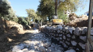 Alanya Belediyesi Yarderesindeki çalışmalara hızla devam ediyor