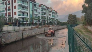 Alanya Belediyesinin kış hazırlıkları merkez ve kırsalda devam ediyor