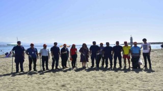 Alanyada Galip Dere Halk Plajı çöplerden arındırıldı