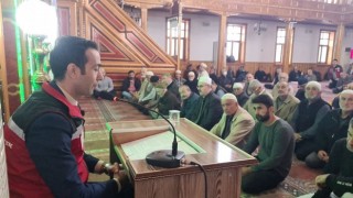 Alaplıda hutbede kadına şiddete değinildi
