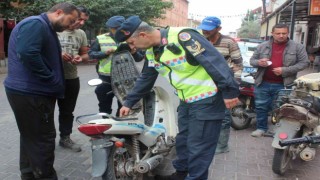 Alaşehirde motosikletlere yönelik uygulama