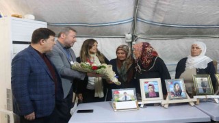 Almanyada hizmet veren Türk teşkilatı heyeti ‘Diyarbakır anneleriyle bir araya geldi