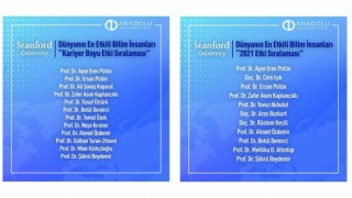 Anadolu Üniversitesi öğretim üyeleri dünyanın en etkili bilim insanları listesinde yer aldı