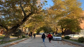Anadolu Üniversitesinde eşsiz sonbahar manzaraları