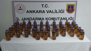 Ankarada 25 litre sahte içki ele geçirildi