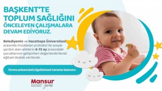 Ankarada “Erken Dönem Çocuk Arama Testi” ile gelişimsel sorunlar erkenden tespit edilecek