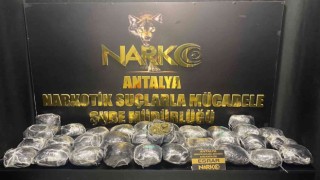 Antalyada 26 kilo 505 gram uyuşturucu madde ele geçirildi
