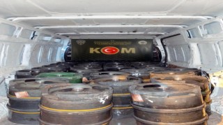 Antalyada bin 500 litre bandrolsüz alkol ele geçirildi