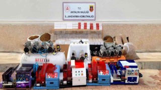 Antalyada jandarmadan 500 bin liralık kaçak sigara operasyonu