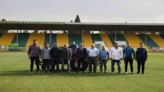 Atatürk Stadyumunda bakım çalışmaları başladı