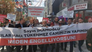 Avcılarda 3 yıldır yapılmayan cami tepkisi