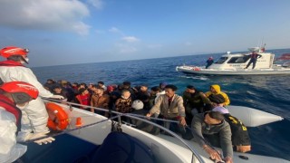 Aydında 35 düzensiz göçmen yakalandı, 41i kurtarıldı