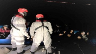 Aydında 52 düzensiz göçmen kurtarıldı