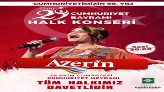 Azerin Osmaniyede Cumhuriyet konseri verecek