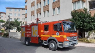 Bacada çıkan yangın büyümeden söndürüldü