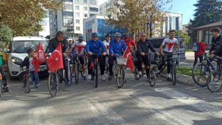 Bafrada 4. Cumhuriyet Bayramı Bisiklet Turu düzenlendi
