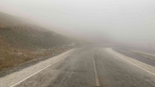 Bahçesarayda kar yağışı