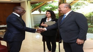 Bakan Çavuşoğlu, Benin Devlet Başkanı Talon ile bir araya geldi
